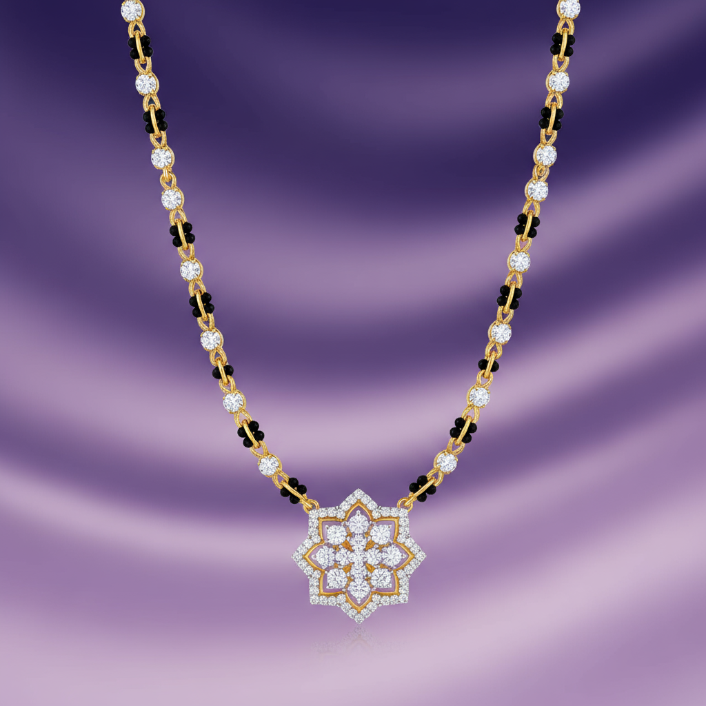 Traditional Diamond Mangalsutra